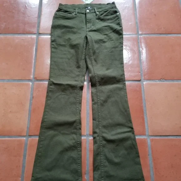VENUS Mid Rise Olive Green Bootcut Jean - Picture 10 of 10